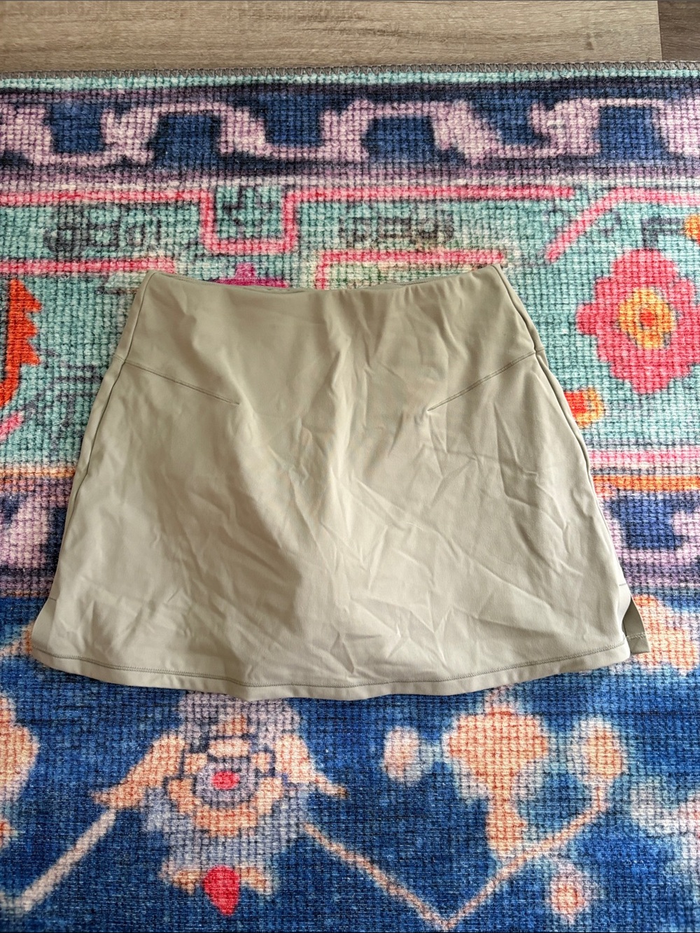 Women’s Casual A-Line Skirt in Light Olive